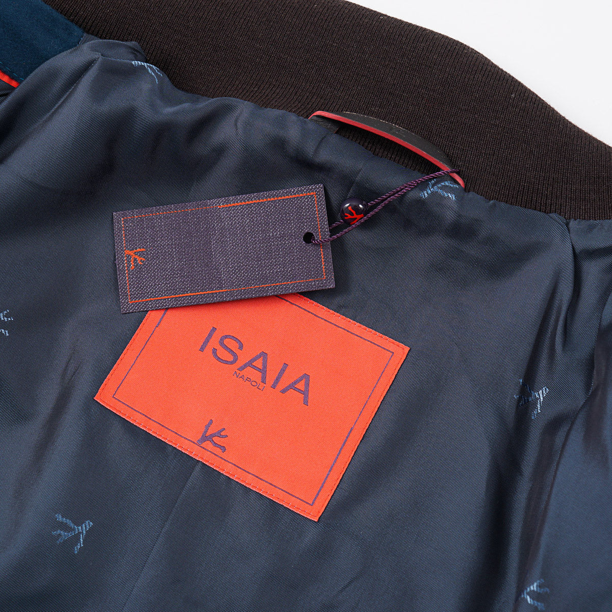 Isaia Wool-Cashmere Bomber Jacket