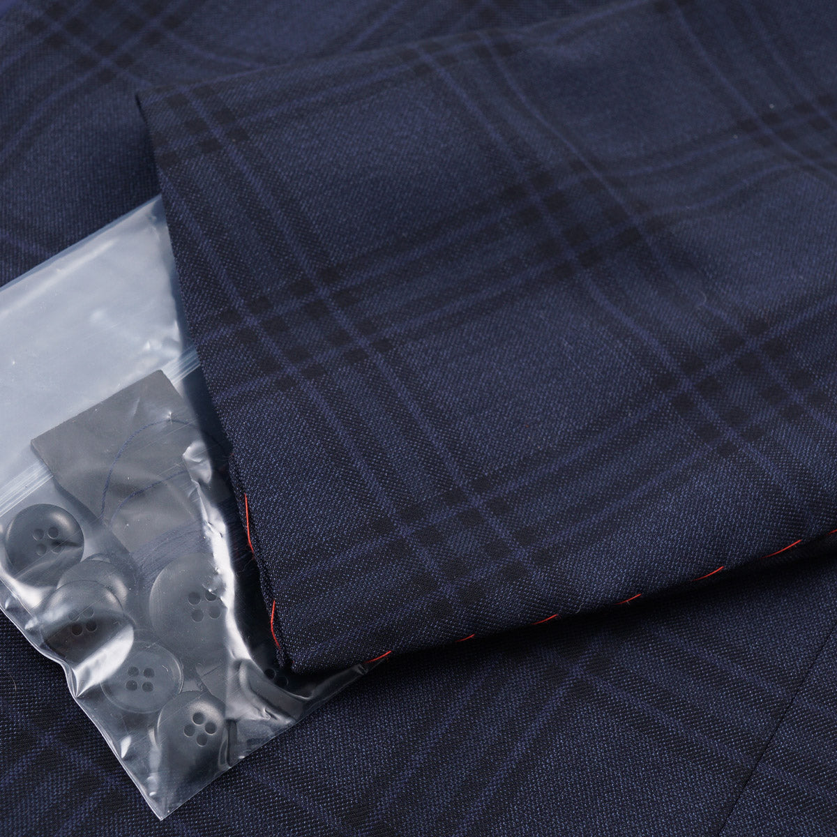 Isaia Dark Blue Check Wool Sport Coat - Top Shelf Apparel