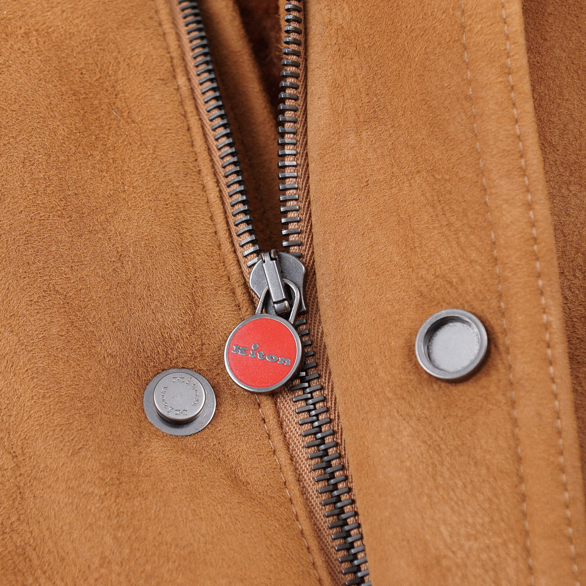 Kiton Plush Shearling-Lined Leather Jacket - Top Shelf Apparel
