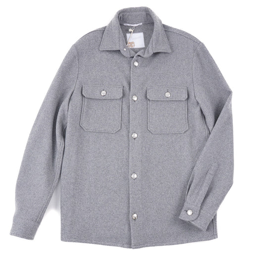 Marco Pescarolo Soft Wool Shirt-Jacket - Top Shelf Apparel