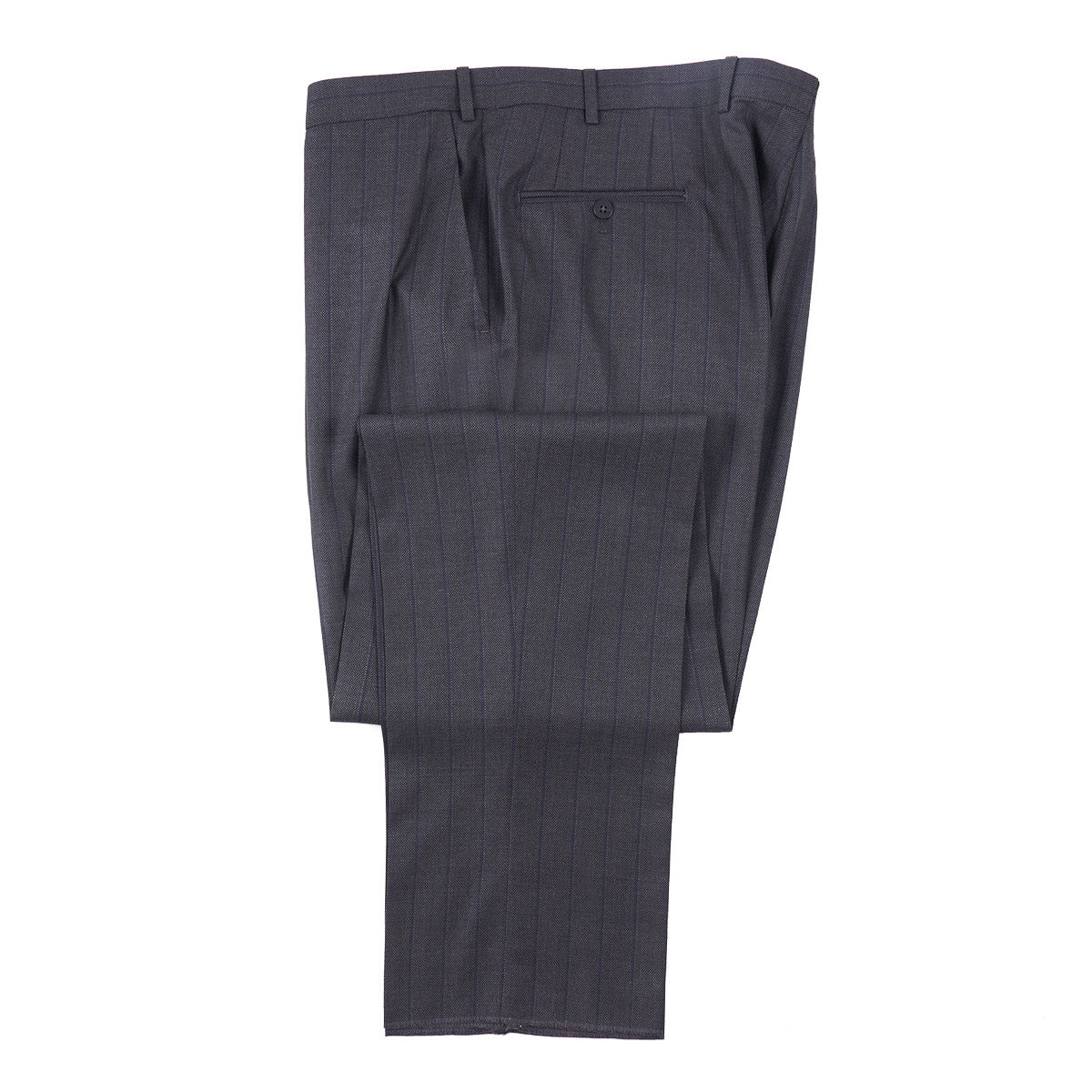 Isaia Gray Stripe Super 160s Wool Suit - Top Shelf Apparel