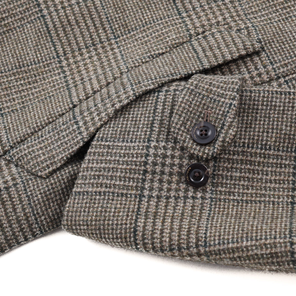 Boglioli Plaid Brushed Wool Overcoat - Top Shelf Apparel