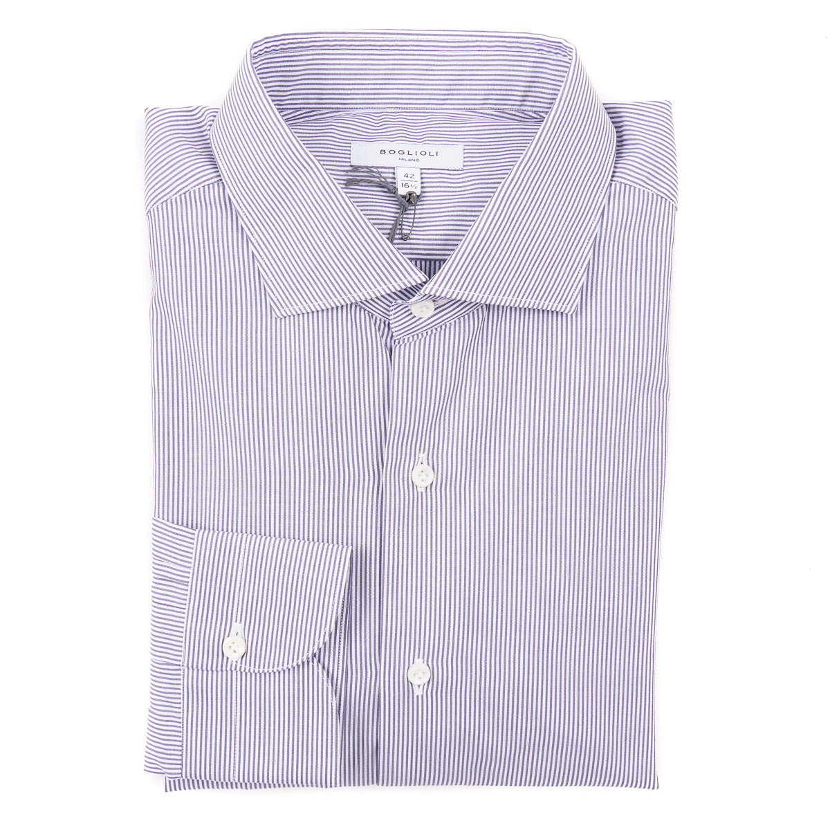 Boglioli Regular-Fit Cotton Dress Shirt - Top Shelf Apparel