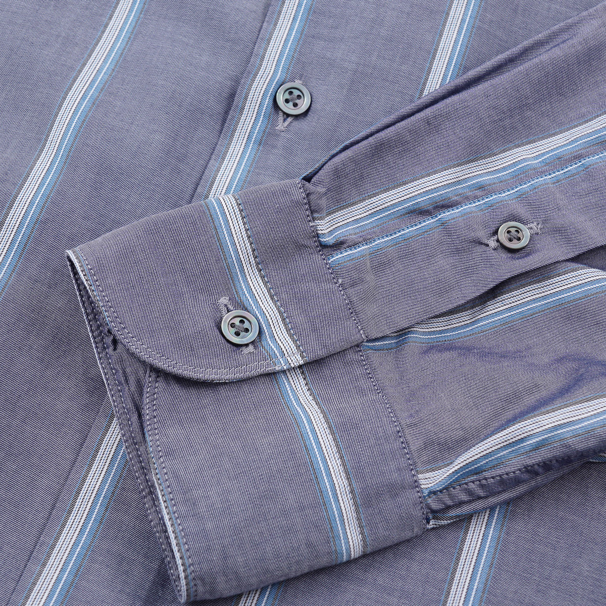 Boglioli Slim-Fit Striped Dress Shirt - Top Shelf Apparel
