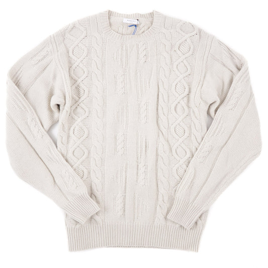 Boglioli Cable Knit Plush Wool Sweater - Top Shelf Apparel