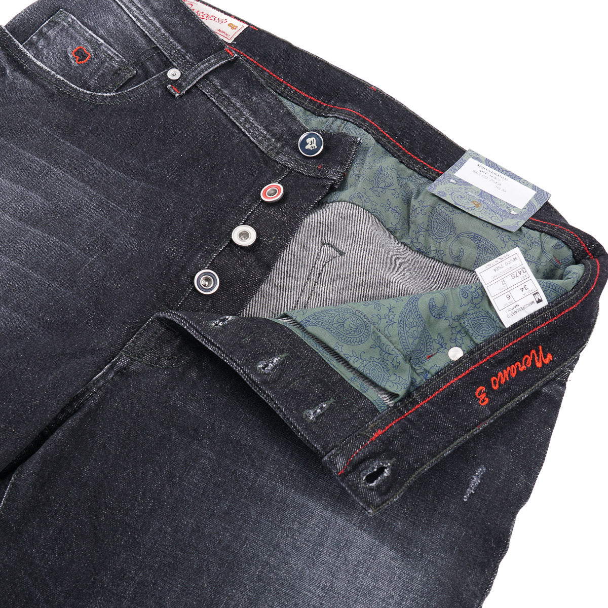 Marco Pescarolo Classic-Fit Denim Jeans - Top Shelf Apparel