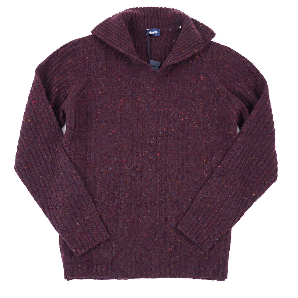Drumohr Cable Knit Wool-Cashmere Sweater - Top Shelf Apparel