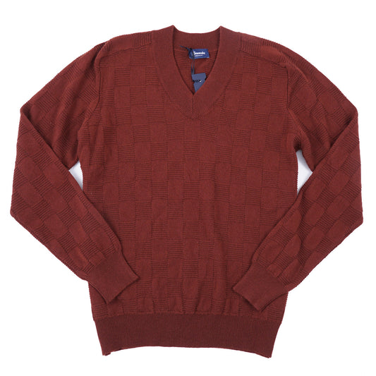Drumohr Geometric Knit Cashmere Sweater - Top Shelf Apparel
