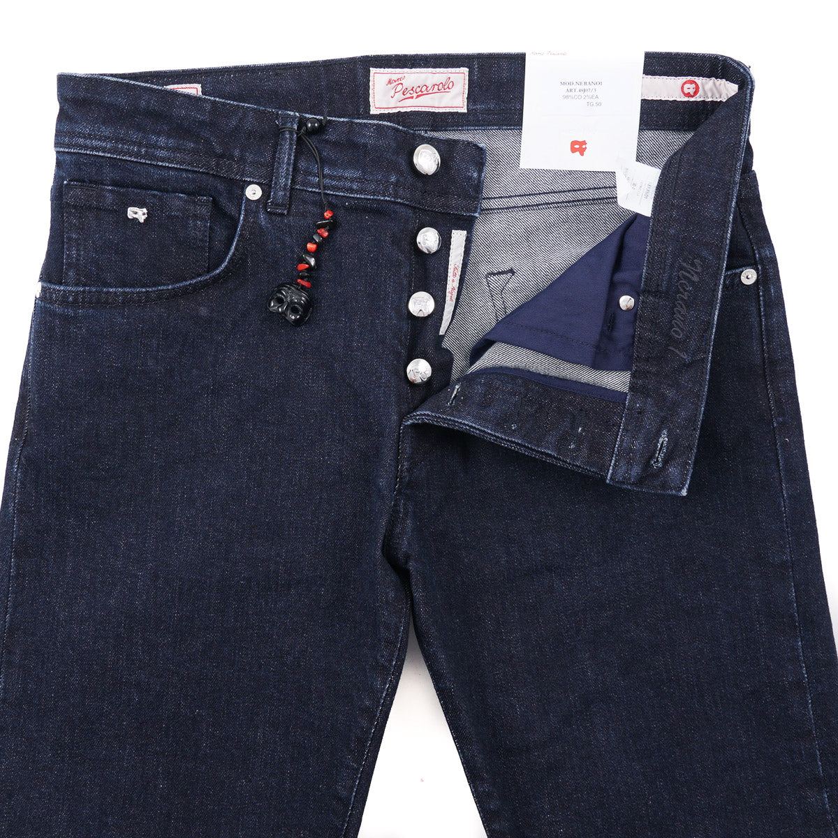 Marco Pescarolo Slim Tapered Denim Jeans - Top Shelf Apparel