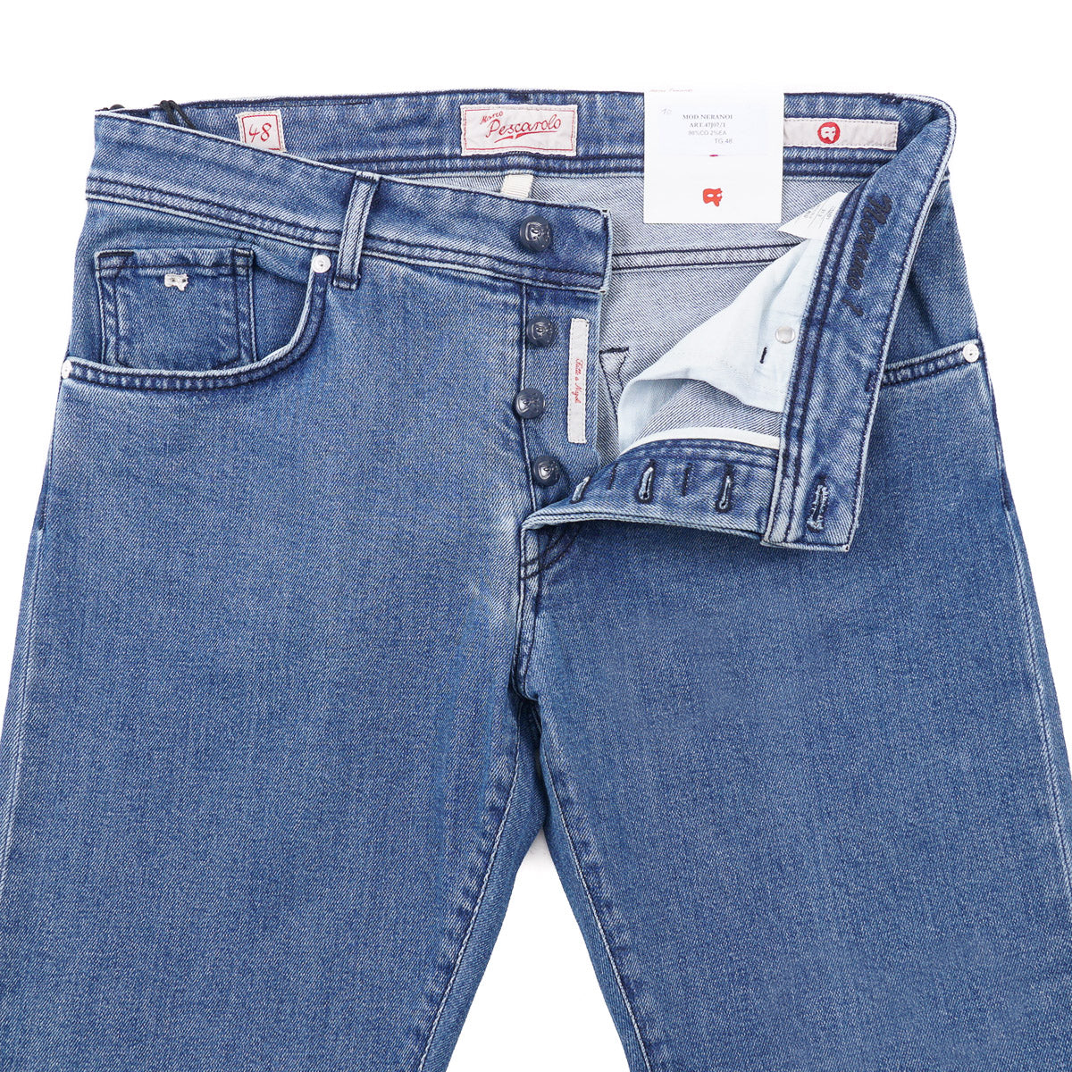 Marco Pescarolo Slim-Fit Soft Denim Jeans - Top Shelf Apparel