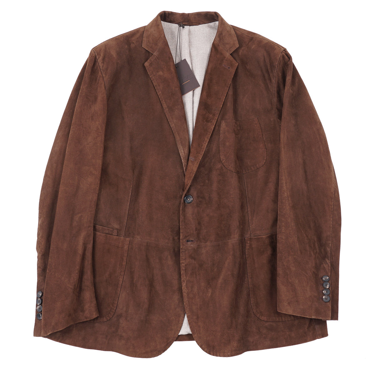 Rifugio Lambskin Suede Leather Blazer - Top Shelf Apparel