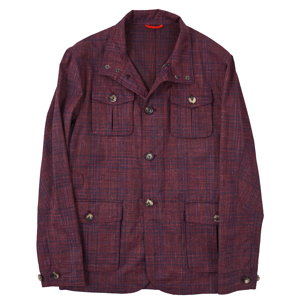 Isaia Wool-Silk-Linen Field Jacket - Top Shelf Apparel