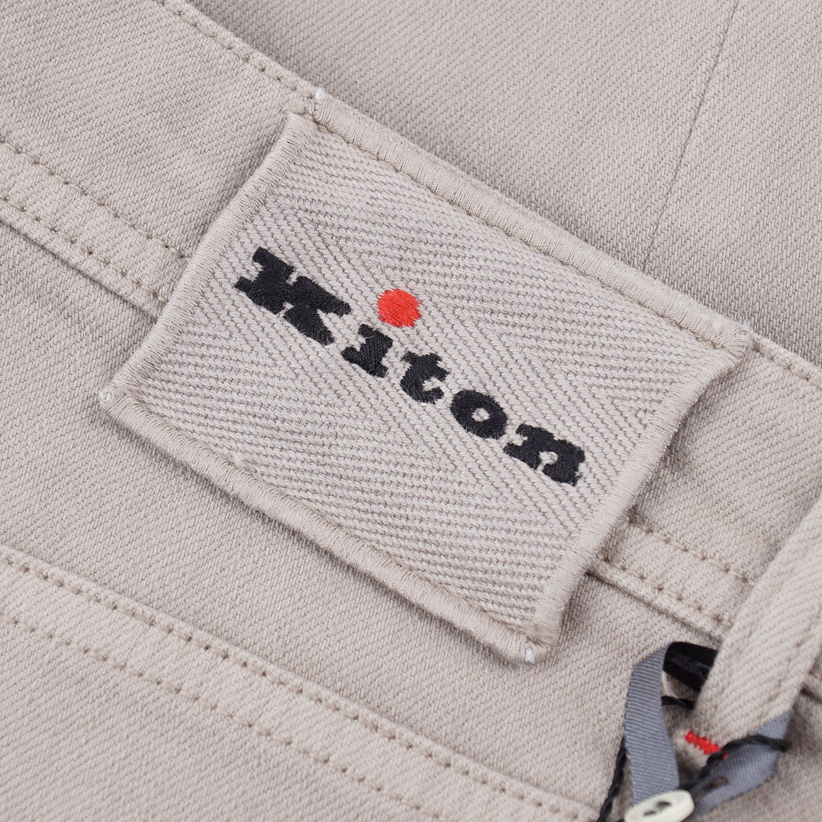 Kiton Gray Stretch Denim Jeans - Top Shelf Apparel