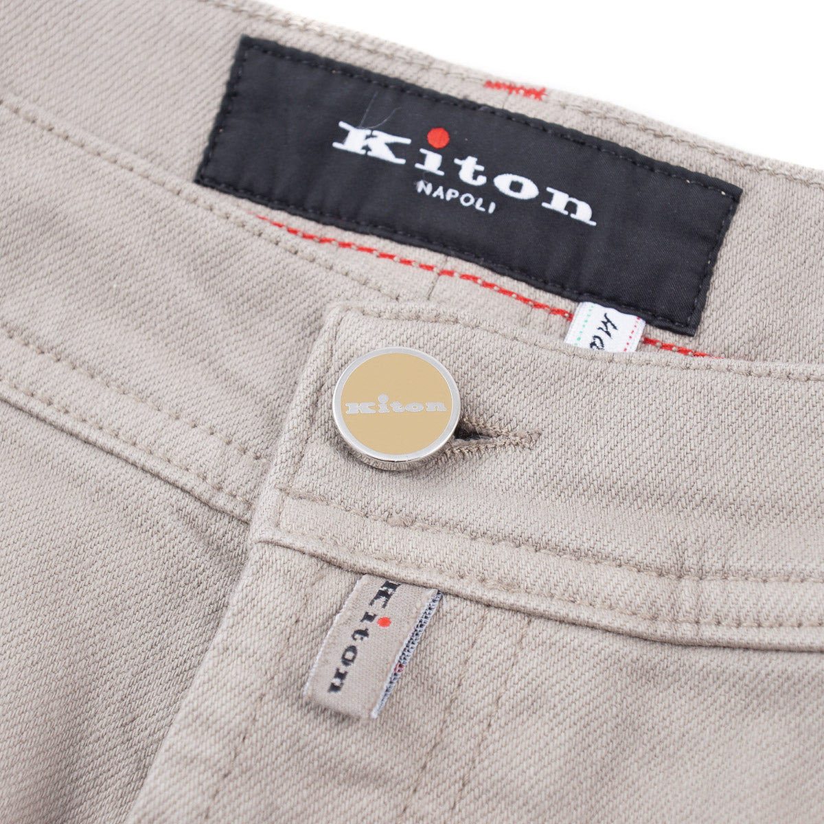 Kiton Gray Stretch Denim Jeans - Top Shelf Apparel