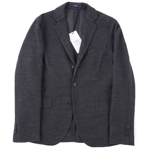 Fedeli Piquet Wool-Silk-Cashmere Blazer - Top Shelf Apparel