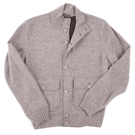 Fedeli Flannel Cashmere Bomber Jacket - Top Shelf Apparel