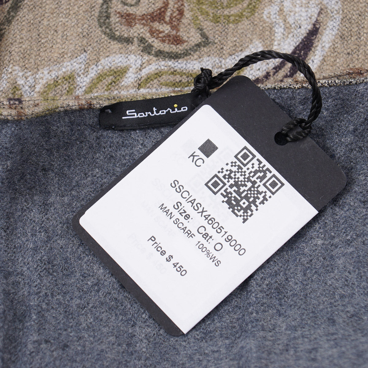 Sartorio Napoli Paisley Cashmere Scarf - Top Shelf Apparel