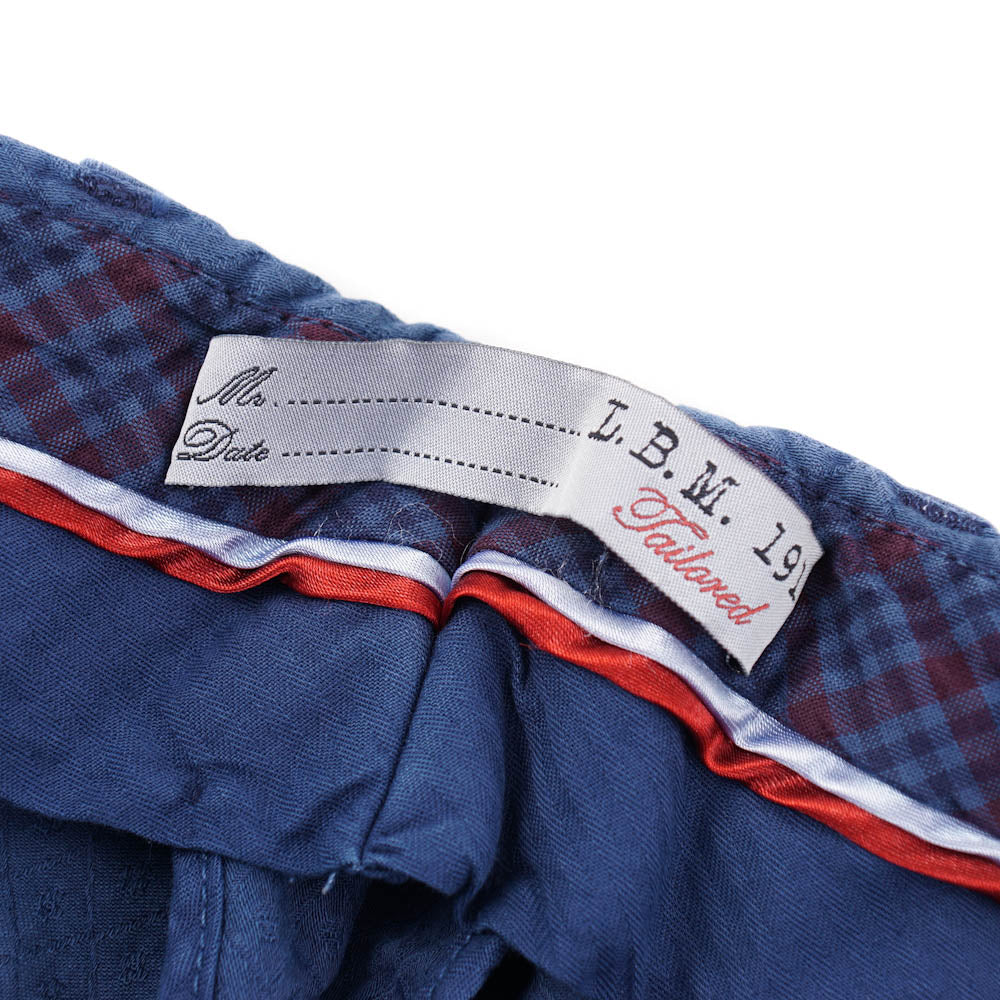 L.B.M. 1911 Blue Jacquard Cotton Pants - Top Shelf Apparel