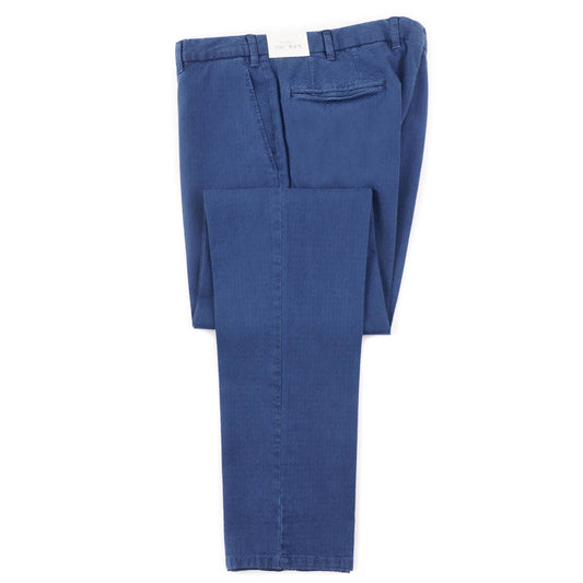 L.B.M. 1911 Blue Jacquard Cotton Pants - Top Shelf Apparel