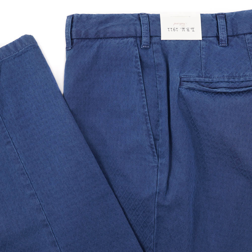 L.B.M. 1911 Blue Jacquard Cotton Pants – Top Shelf Apparel