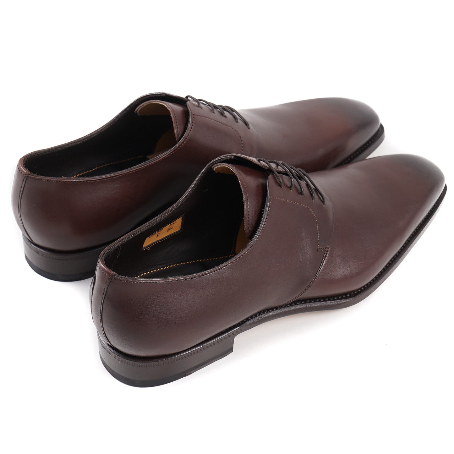 Santoni Goodyear-Welt Derby in Brown - Top Shelf Apparel