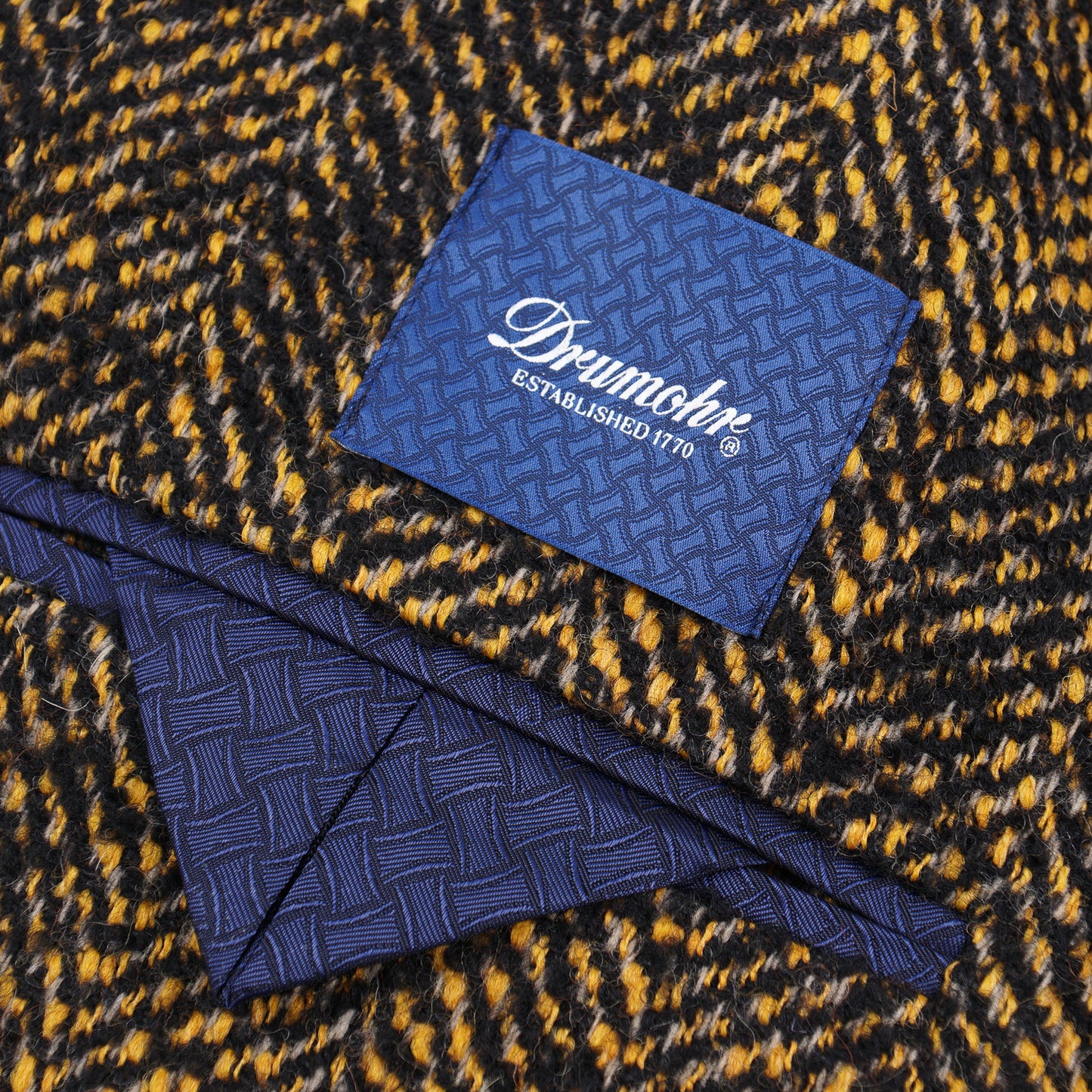 Drumohr Woven Herringbone Wool Overcoat - Top Shelf Apparel