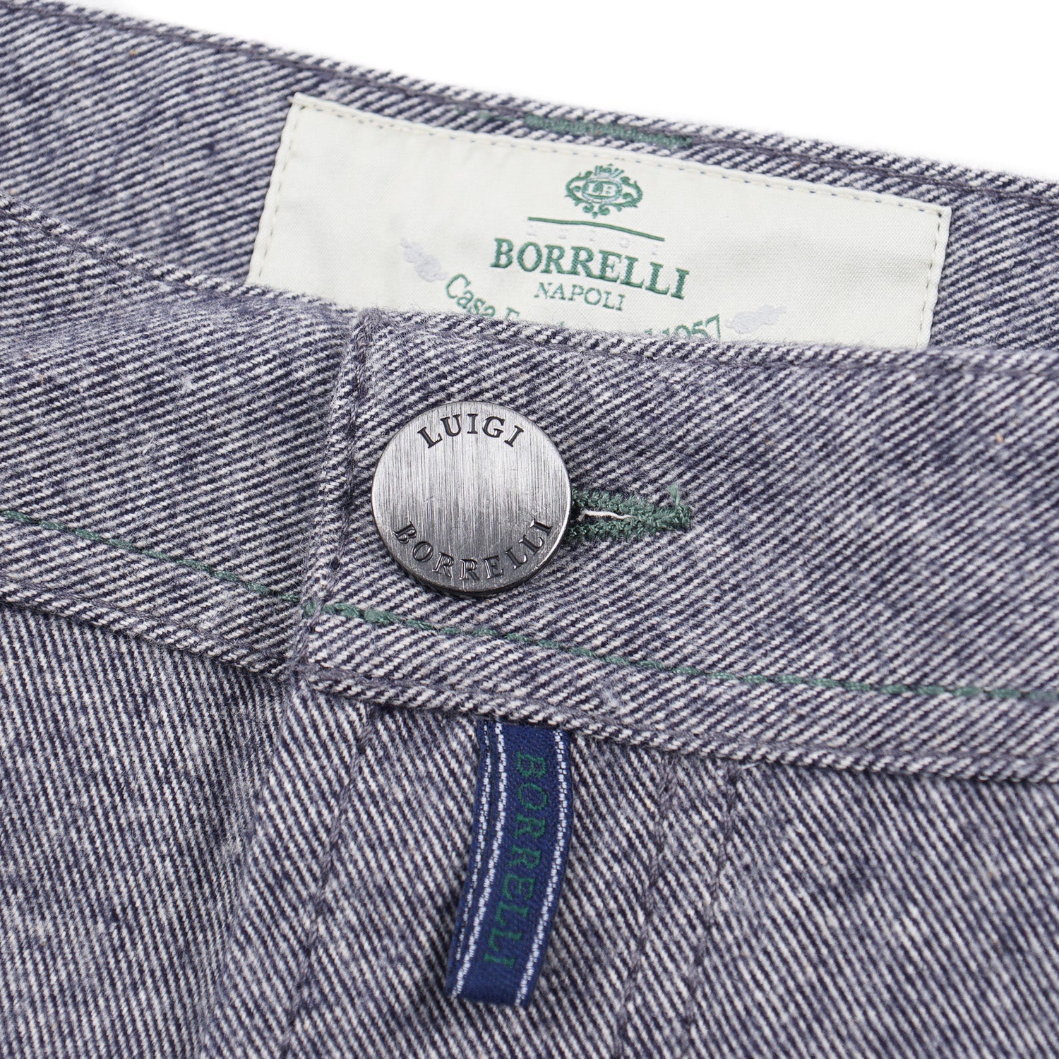 Luigi Borrelli Slim-Fit Soft Twill Jeans - Top Shelf Apparel