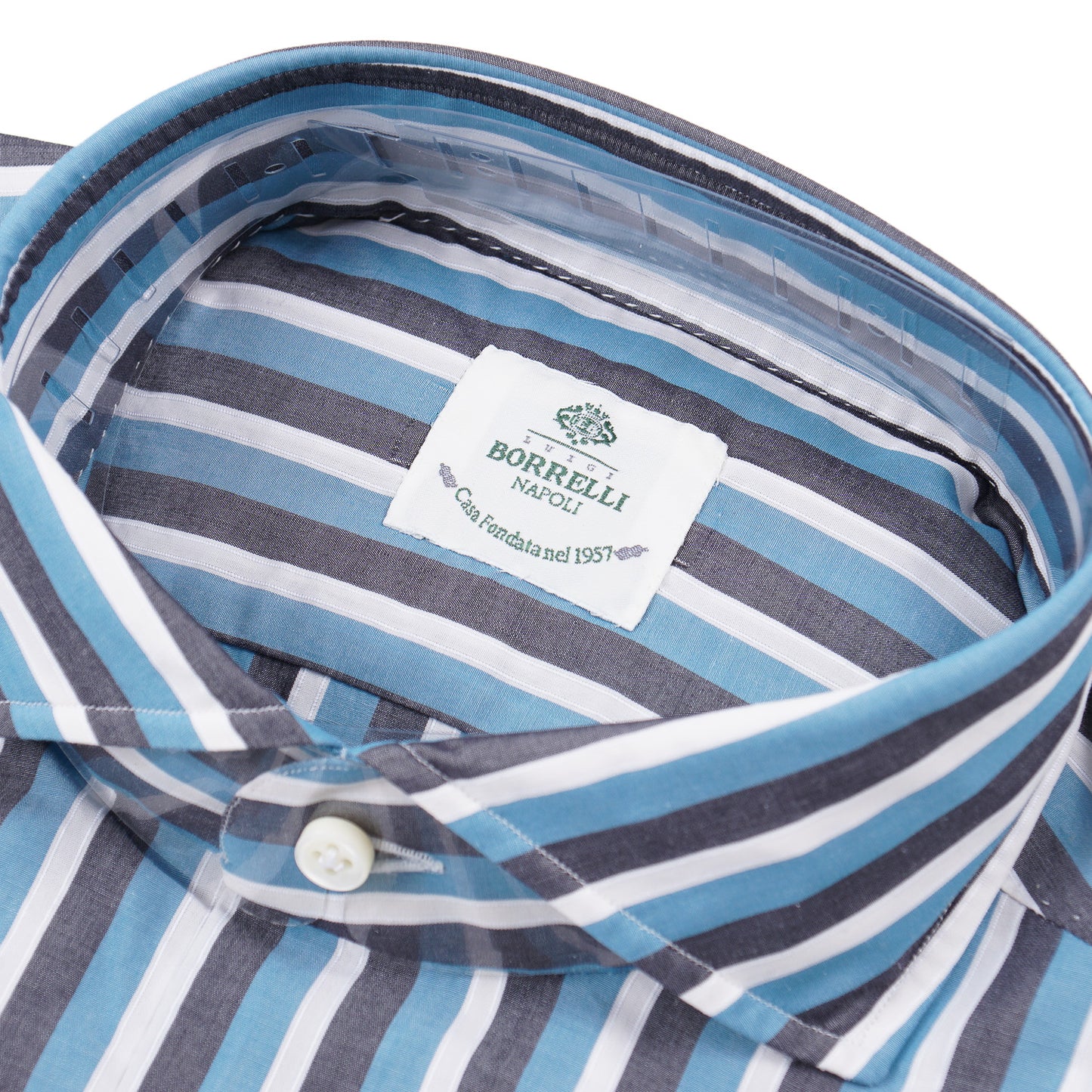 Luigi Borrelli Tailored-Fit Cotton Dress Shirt - Top Shelf Apparel