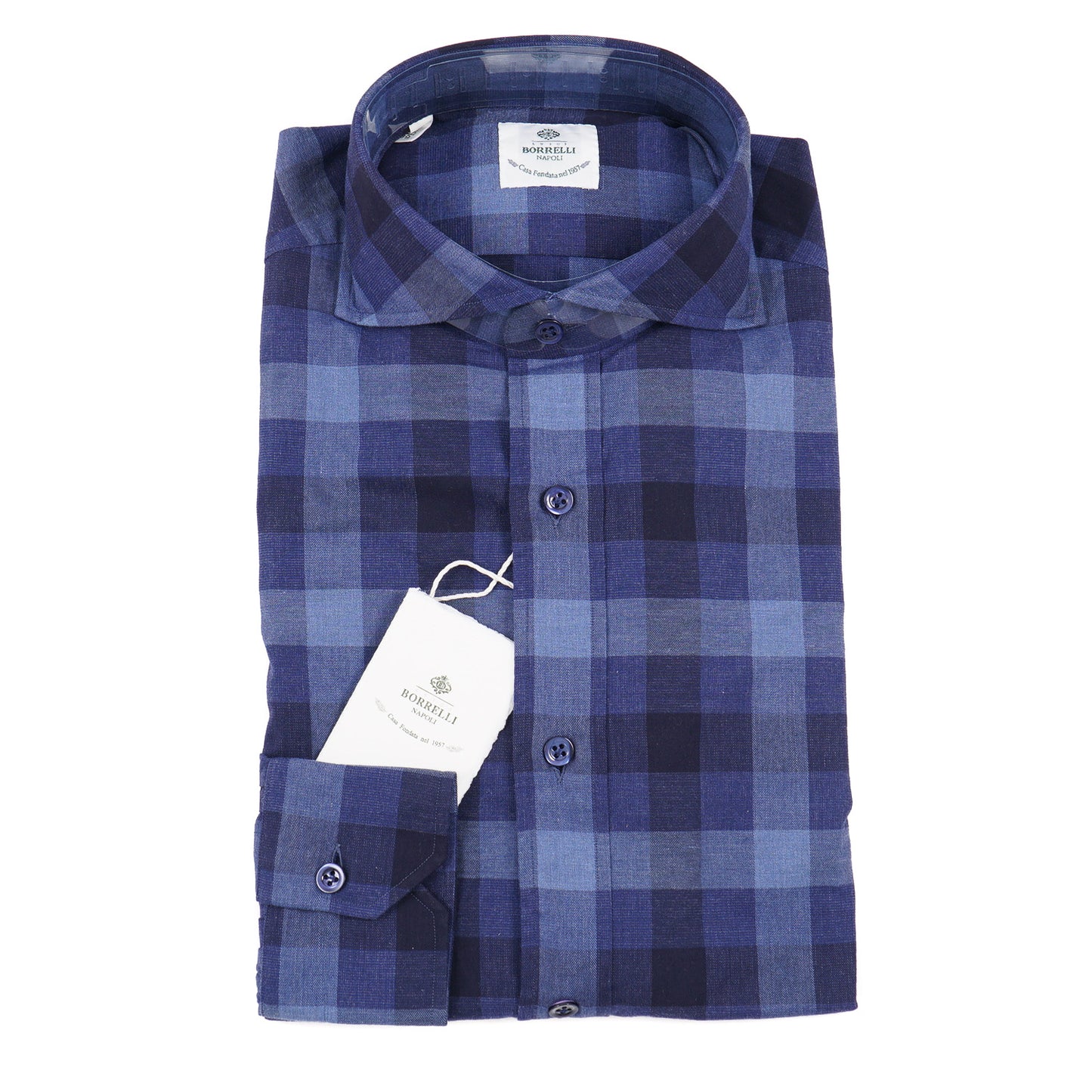 Luigi Borrelli Slim-Fit Cotton Dress Shirt - Top Shelf Apparel