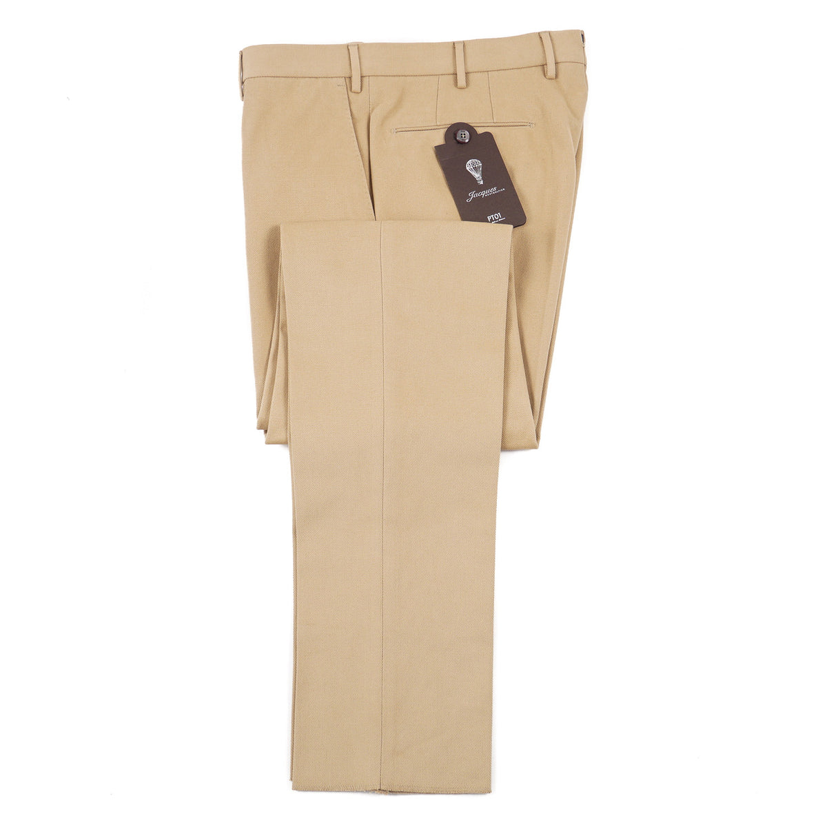 cotton twill dress pants PT01 Brushed 40W Trouser Inseam:26 Feather red detailed beaded Our Cotton Twill Trousers chic