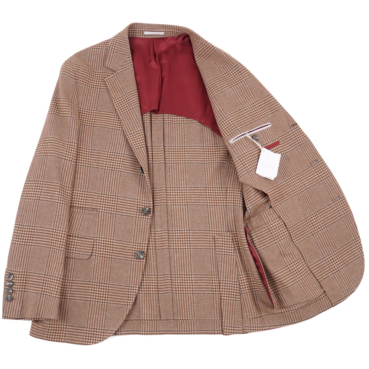 BRUNELLO CUCINELLI cashmere and silk blend pullover - Brown
