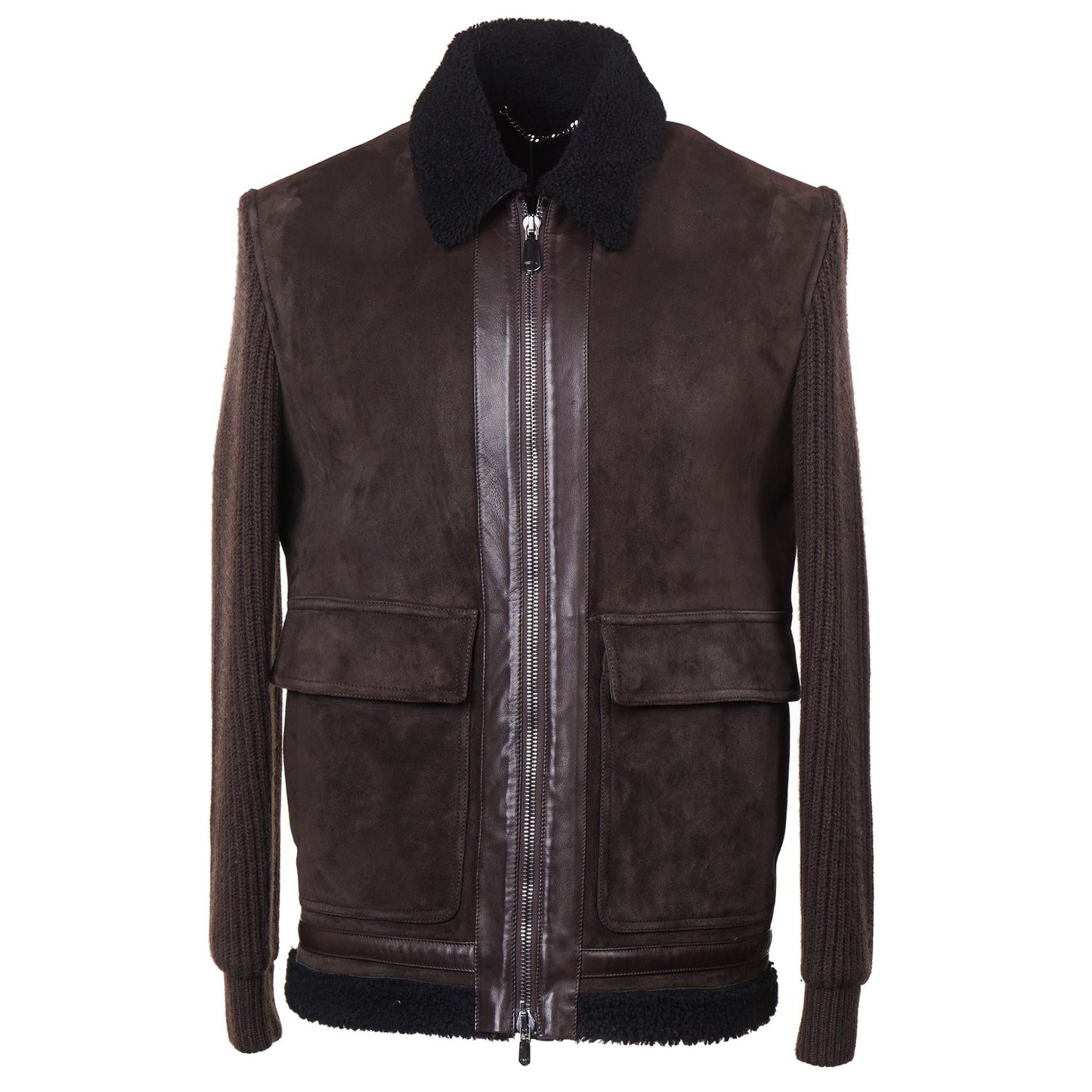 Cesare Attolini Shearling-Lined Suede Jacket - Top Shelf Apparel