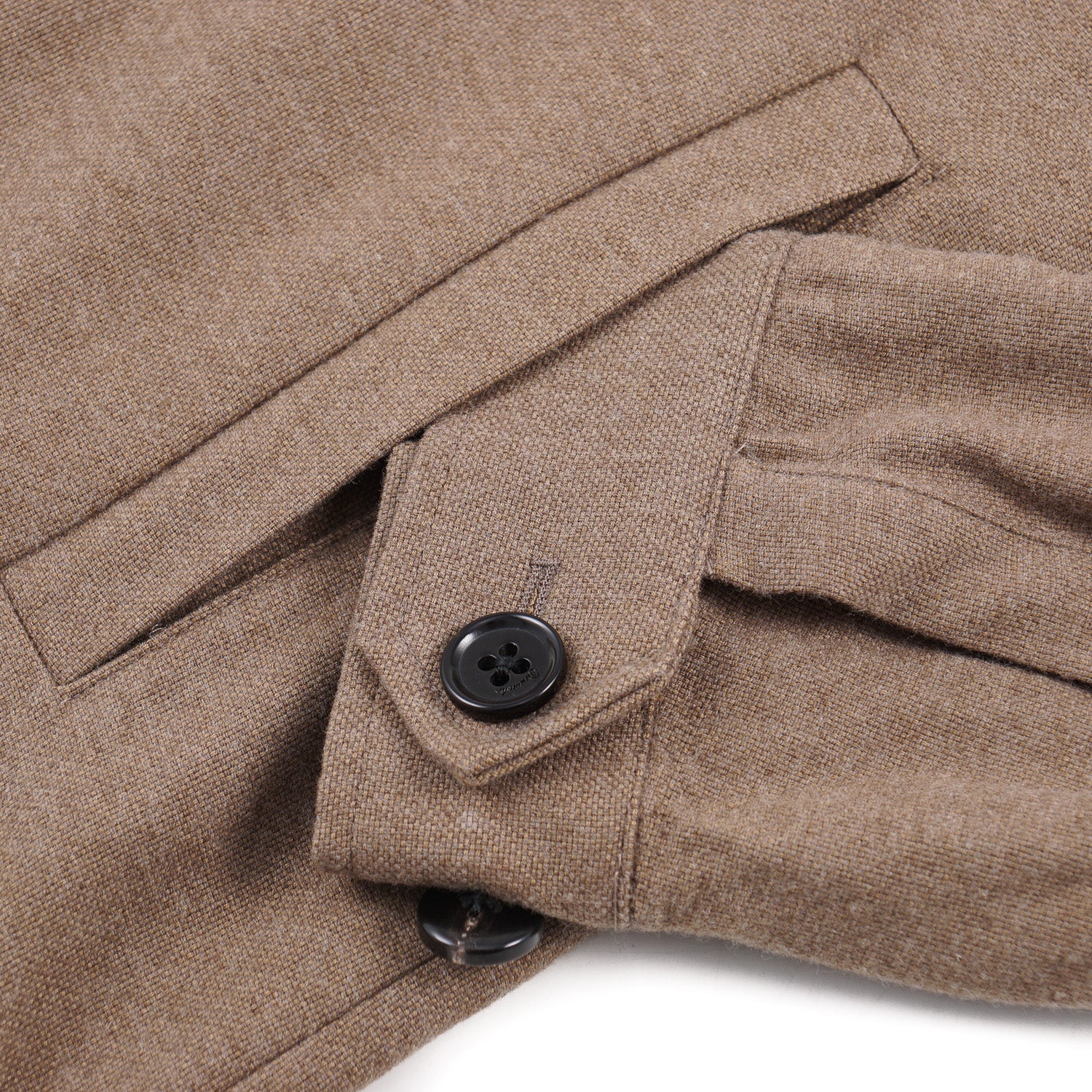 Wool-blend shacket - Dark beige/Checked - Men | H&M IN