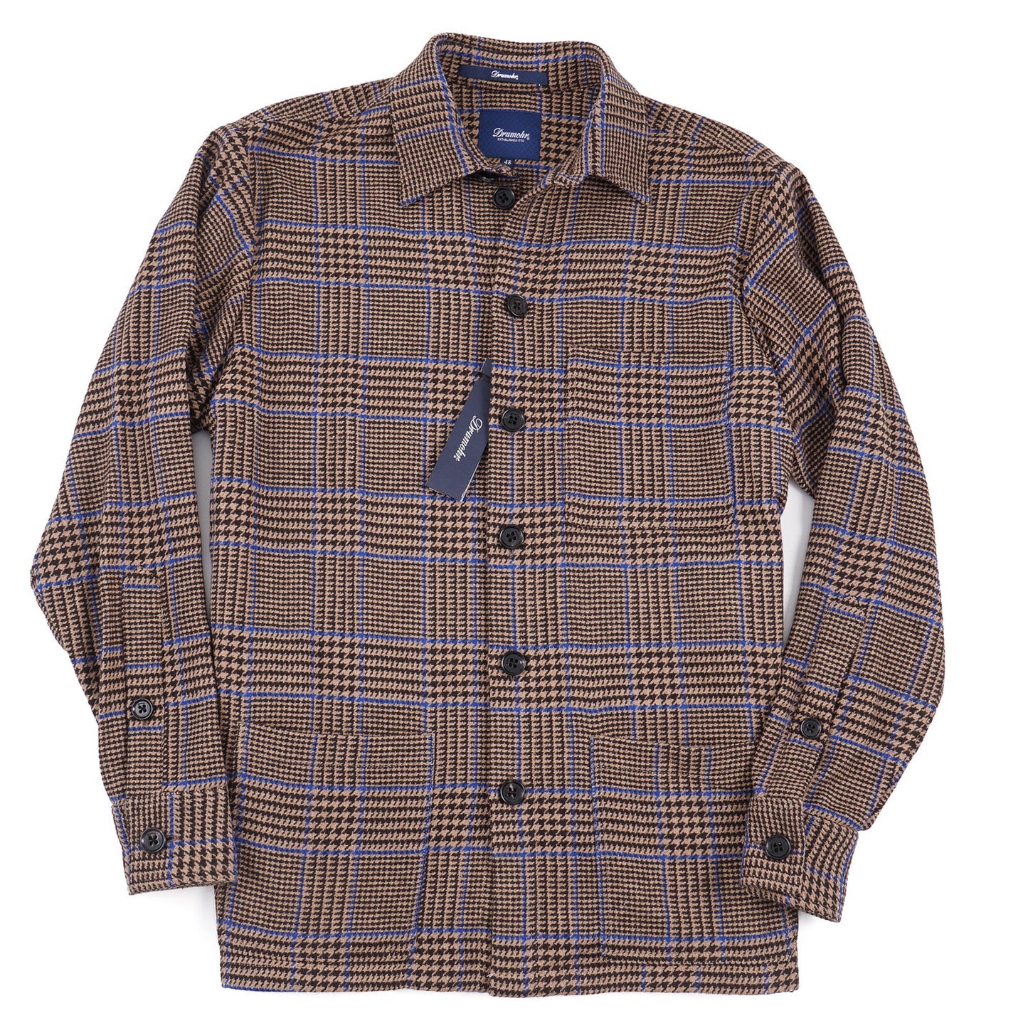 Drumohr Wool Blend Shirt-Jacket - Top Shelf Apparel