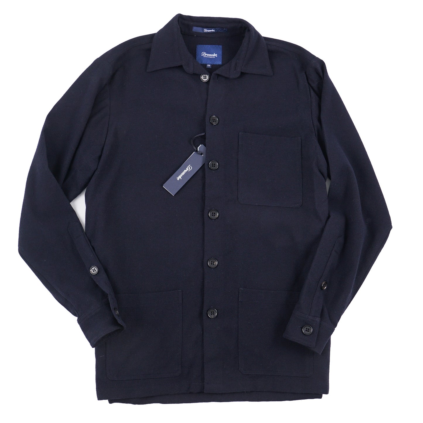 Drumohr Wool Blend Shirt-Jacket - Top Shelf Apparel