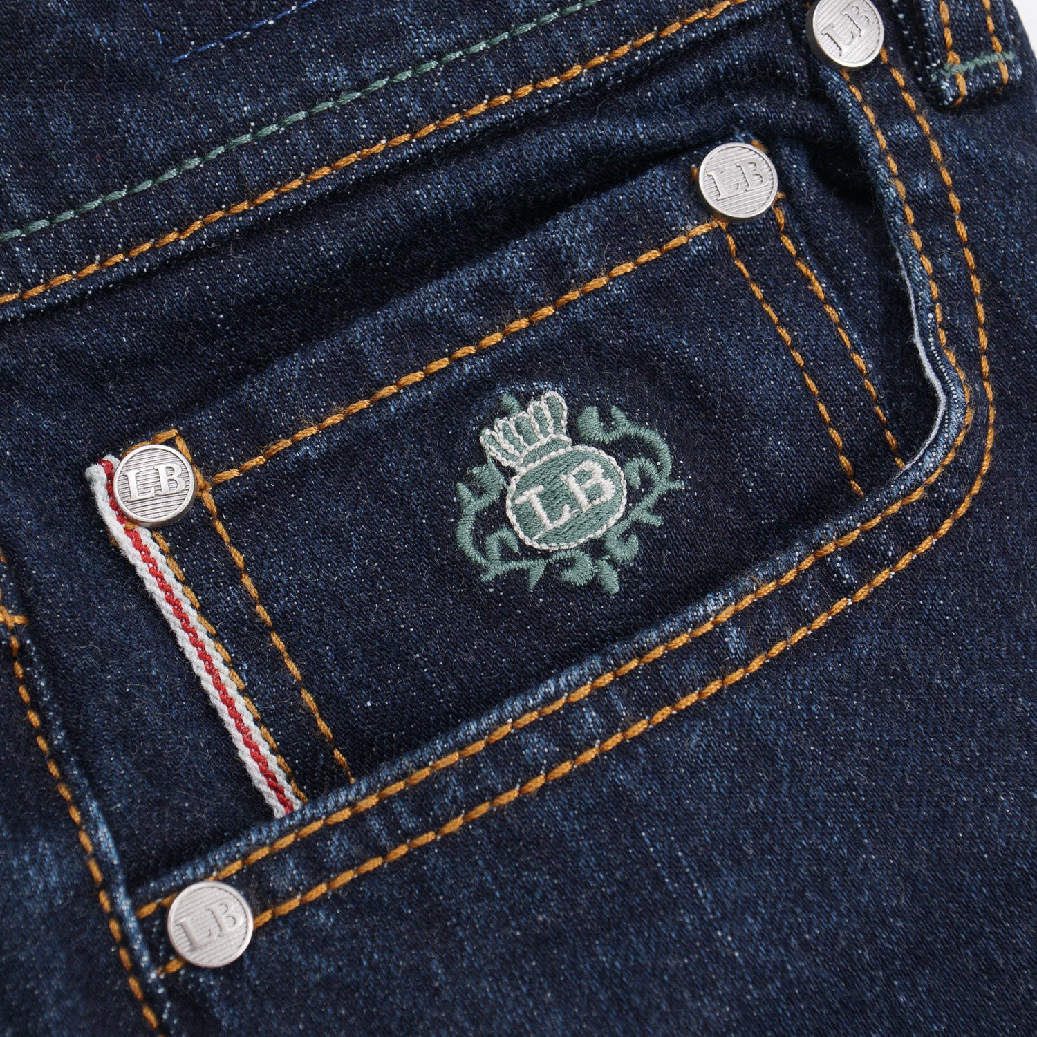 Borrelli Royal Collection Selvedge Jeans - Top Shelf Apparel