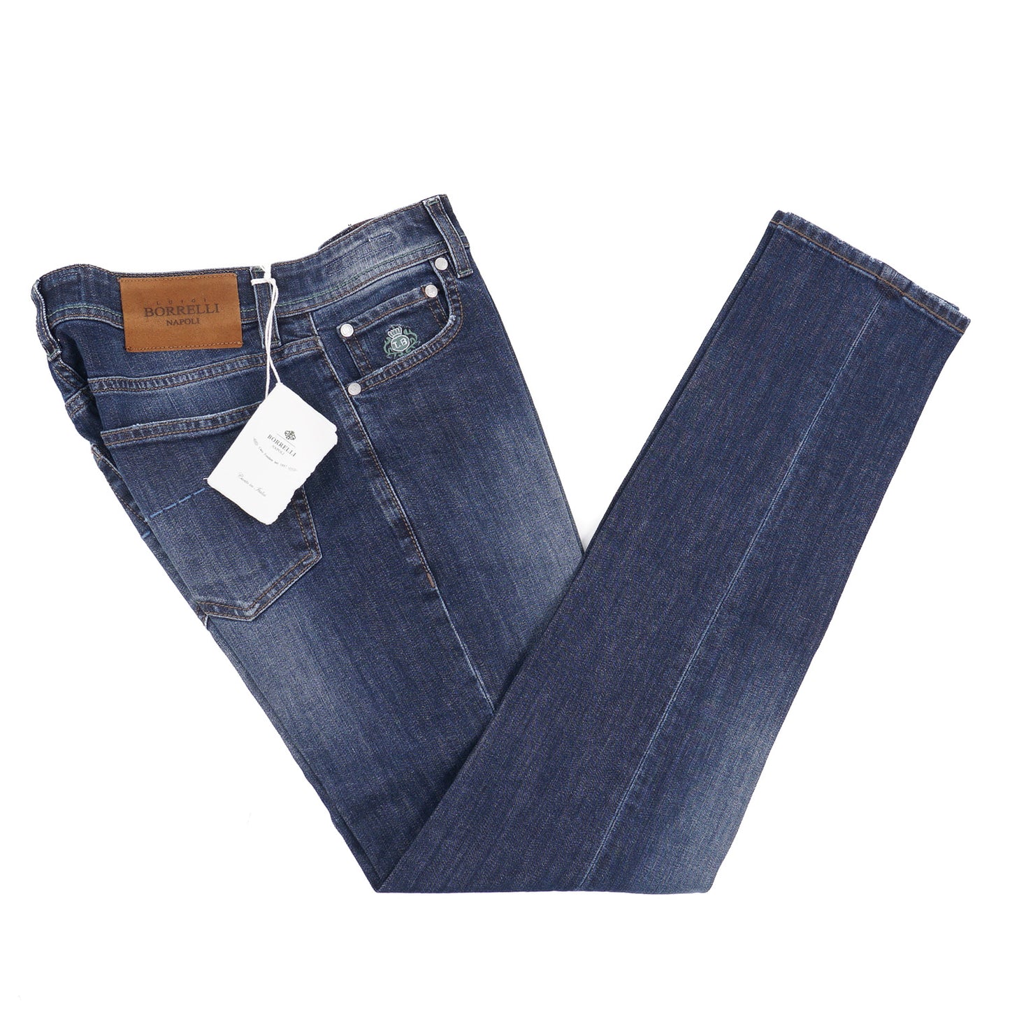 Luigi Borrelli Slim-Fit Denim Jeans - Top Shelf Apparel
