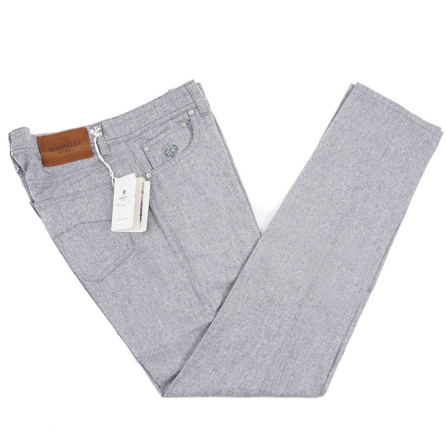 Luigi Borrelli Wool 5-Pocket Pants - Top Shelf Apparel