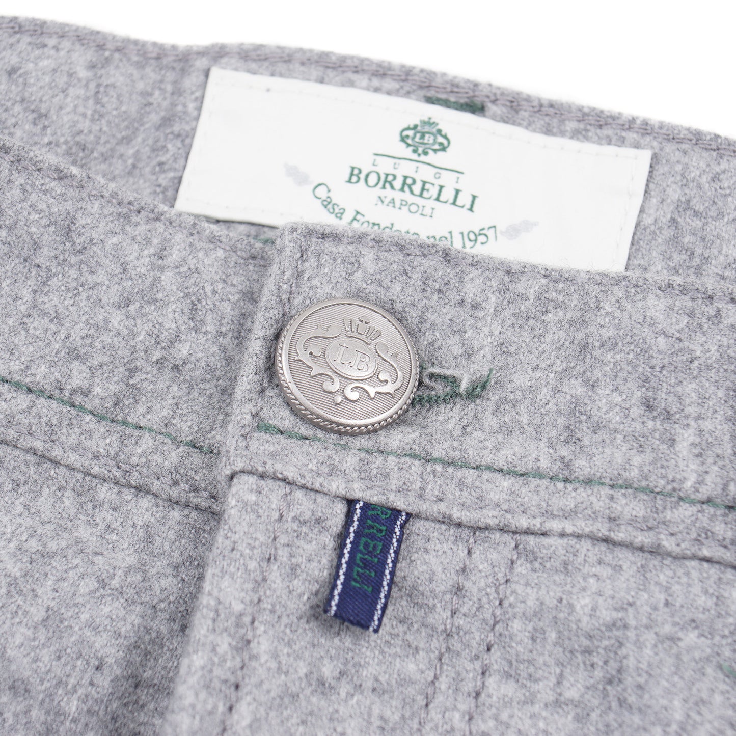 Luigi Borrelli Wool 5-Pocket Pants - Top Shelf Apparel