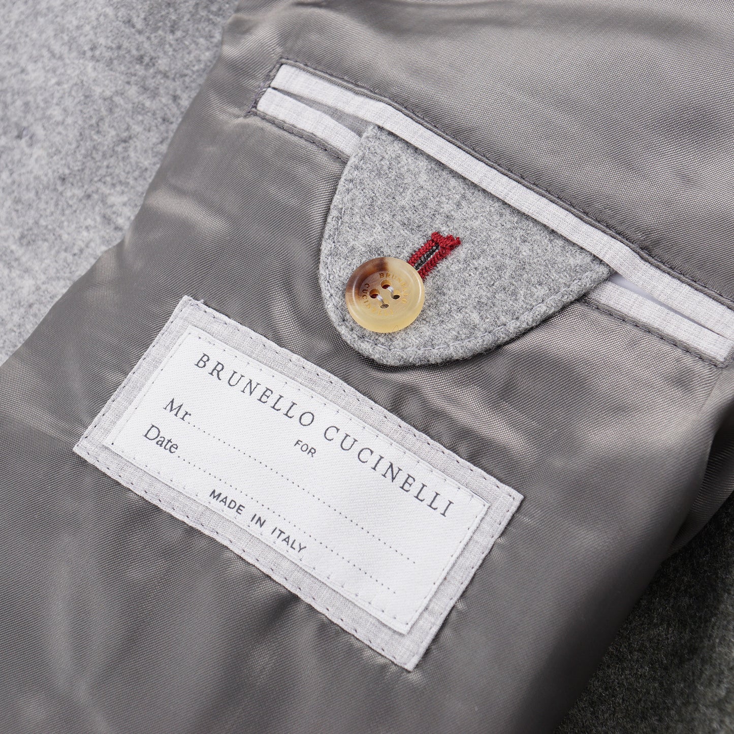 Brunello Cucinelli Light Gray Wool Coat - Top Shelf Apparel