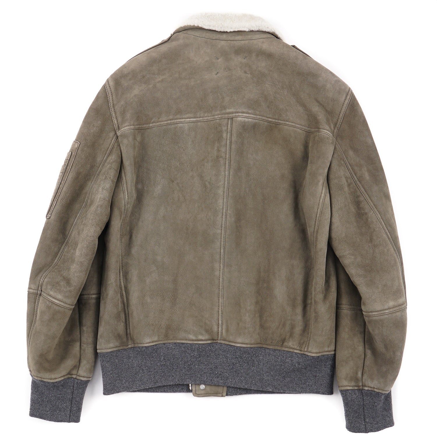 Brunello Cucinelli Shearling Leather Bomber Jacket - Top Shelf Apparel