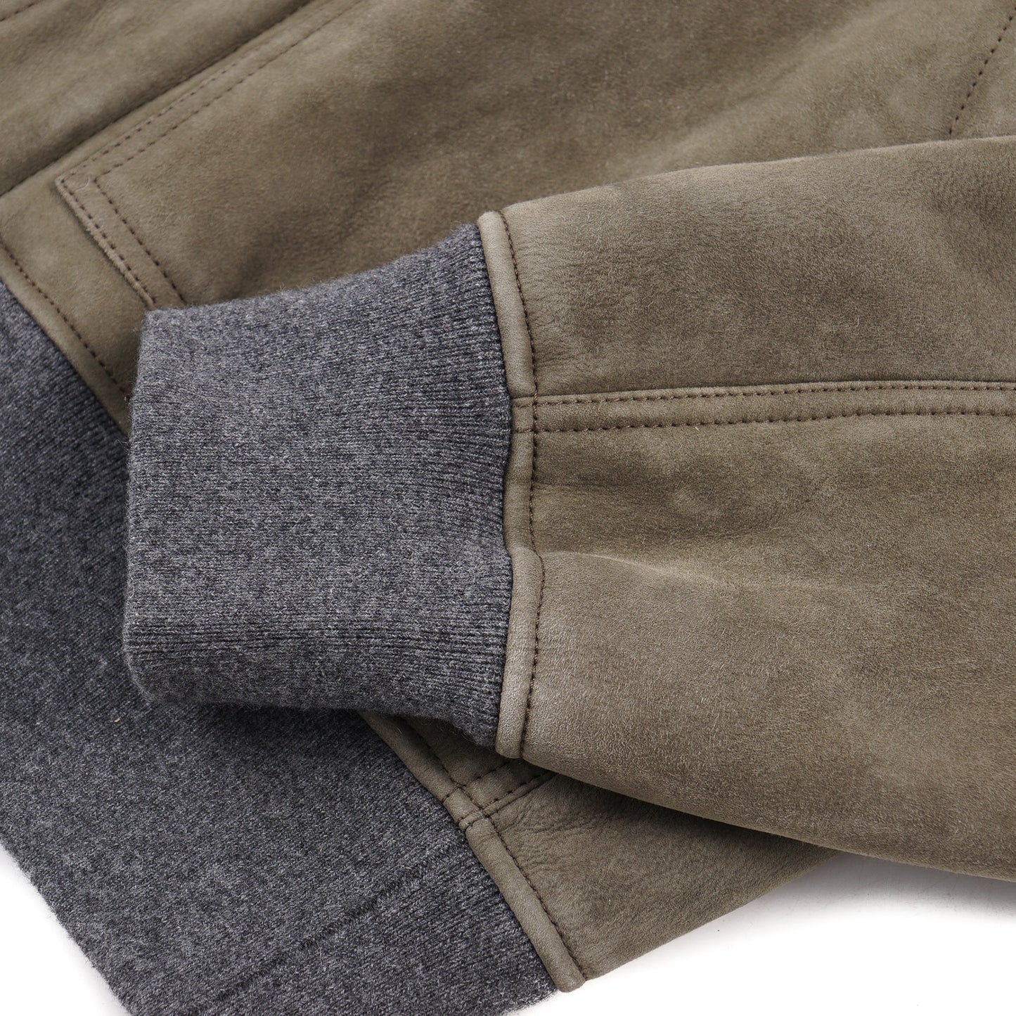 Brunello Cucinelli Shearling Leather Bomber Jacket - Top Shelf Apparel