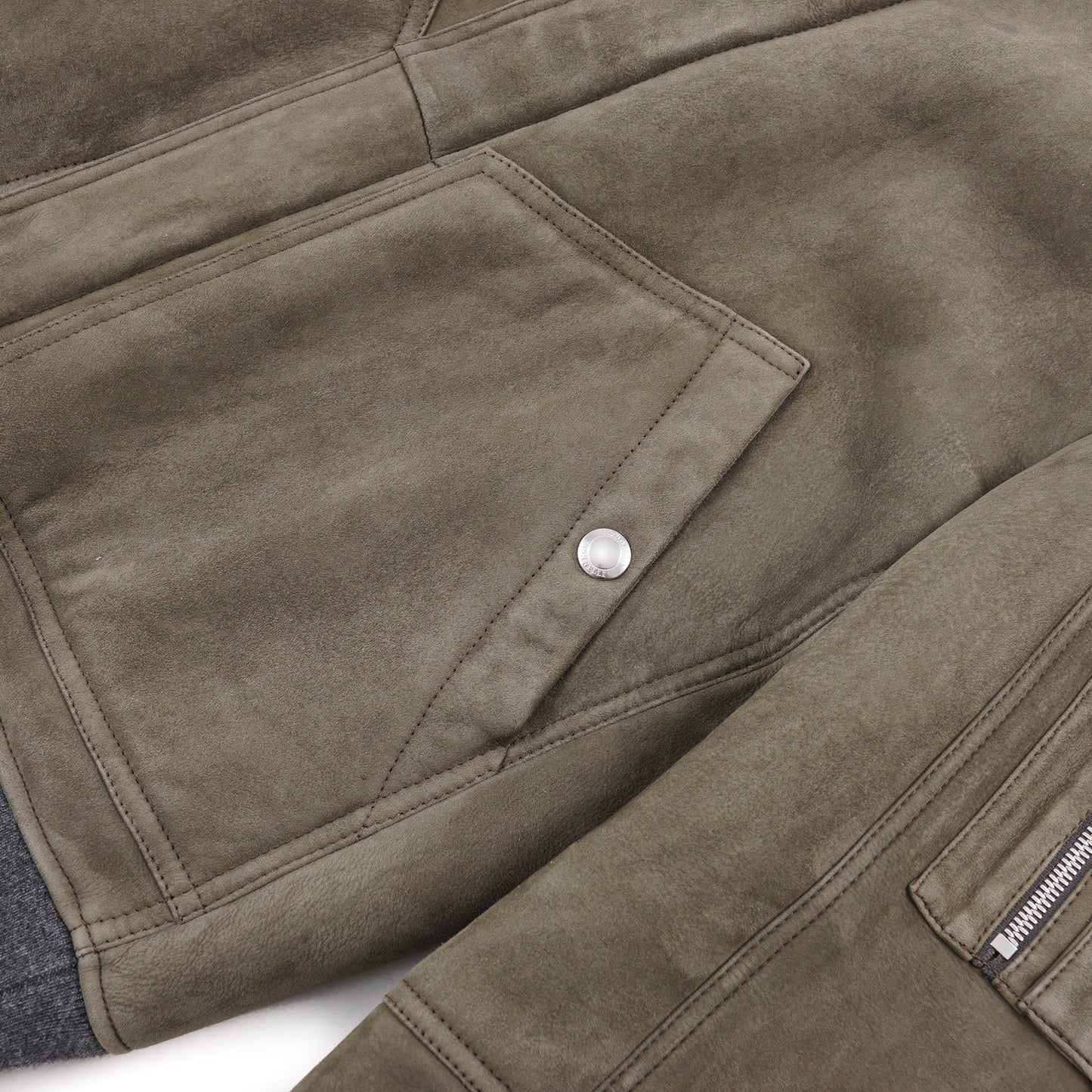 Brunello Cucinelli Shearling Leather Bomber Jacket - Top Shelf Apparel