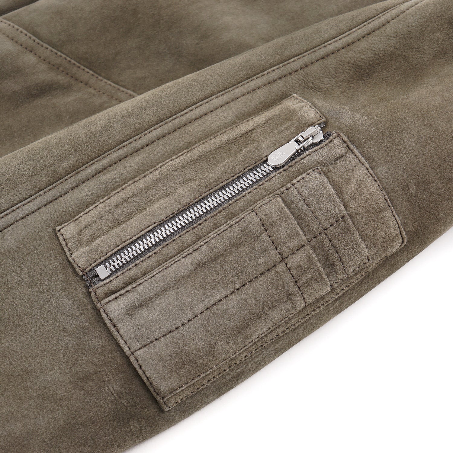 Brunello Cucinelli Shearling Leather Bomber Jacket - Top Shelf Apparel