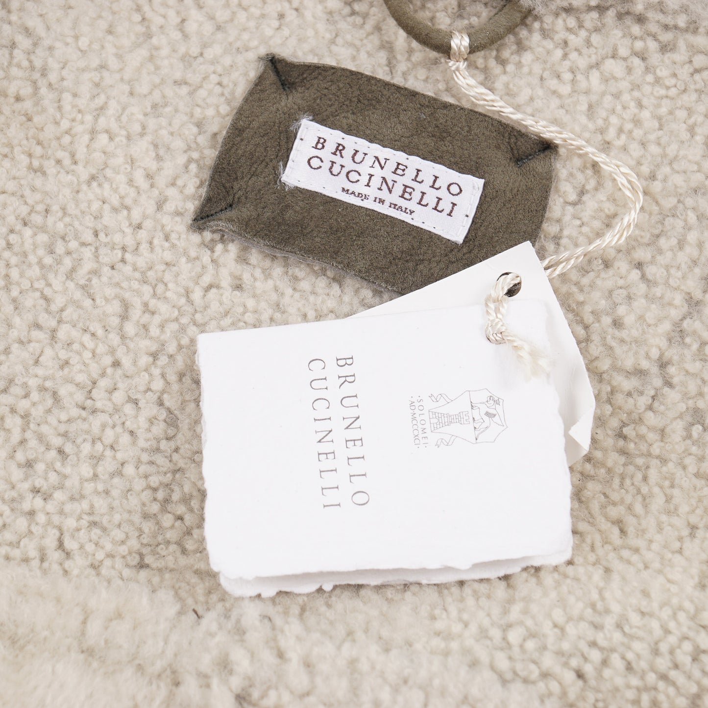 Brunello Cucinelli Shearling Leather Bomber Jacket - Top Shelf Apparel