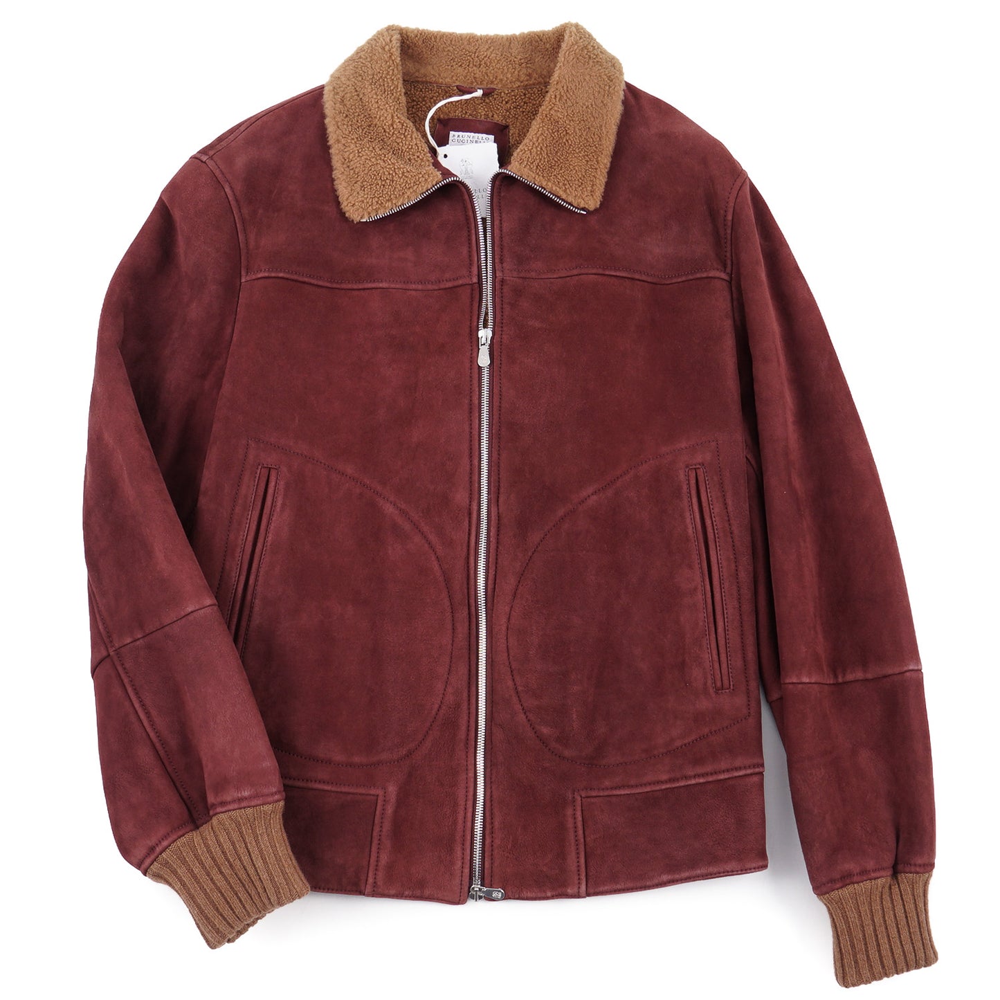 Brunello Cucinelli Shearling Leather Pilot's Jacket - Top Shelf Apparel