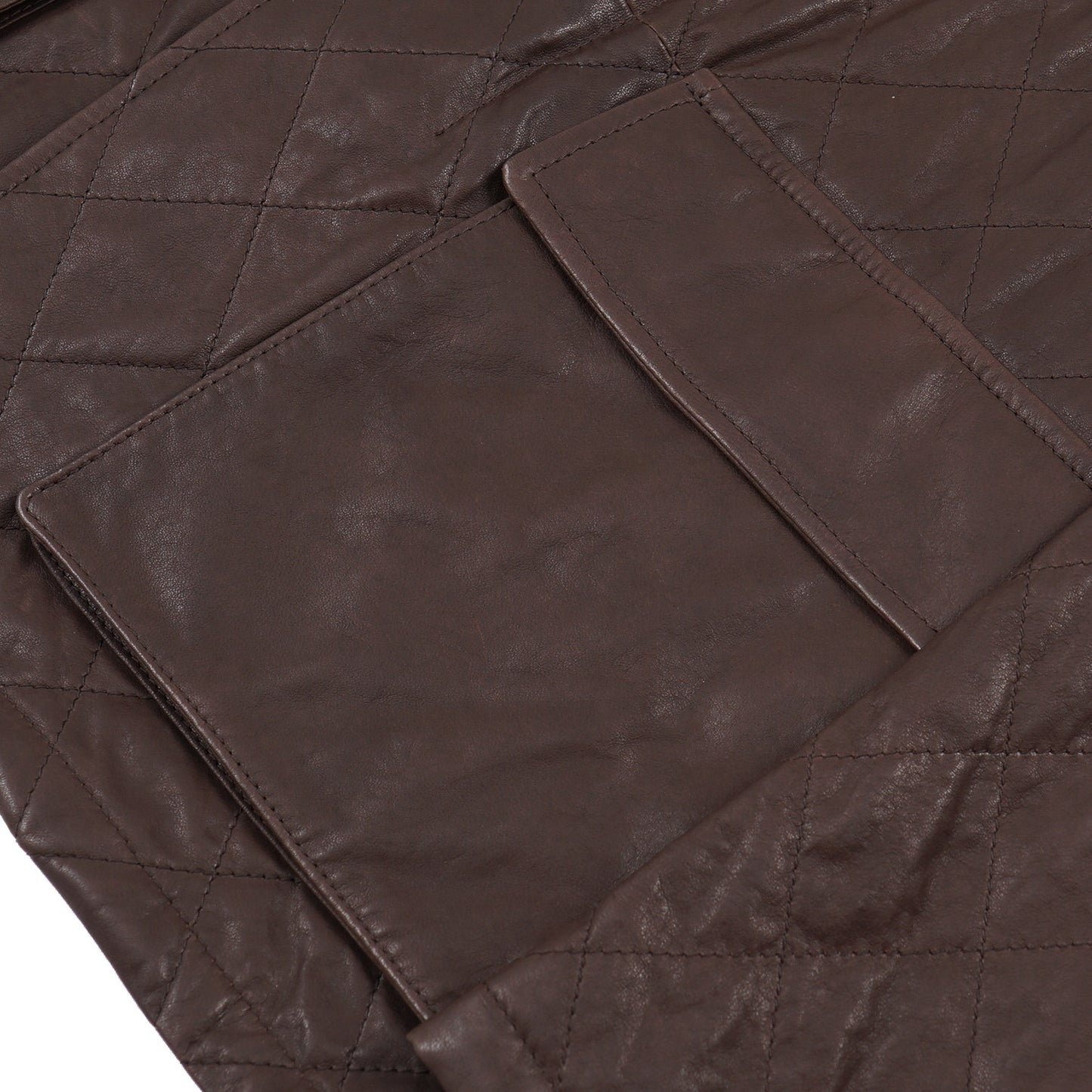 Kiton Quilted Lambskin Leather Jacket - Top Shelf Apparel