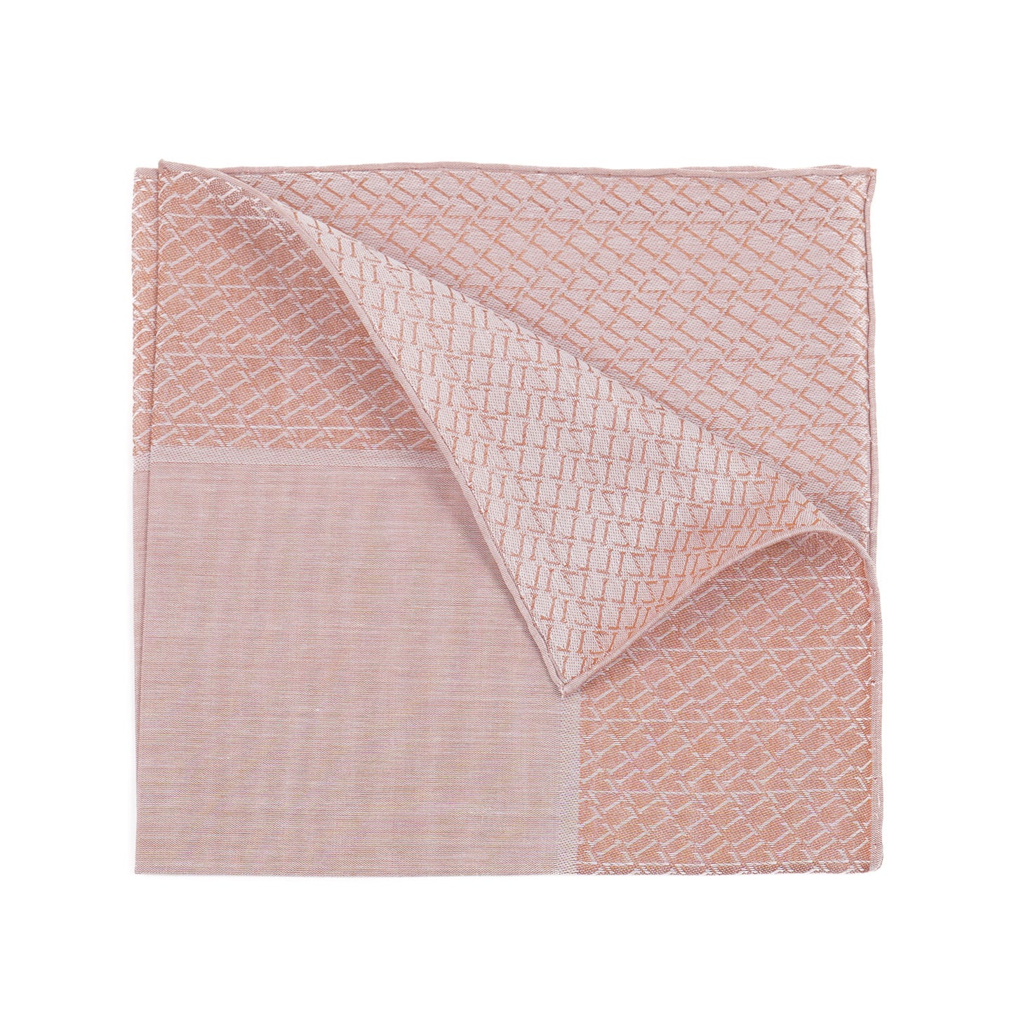 Zilli Monogram Cotton Pocket Square - Top Shelf Apparel