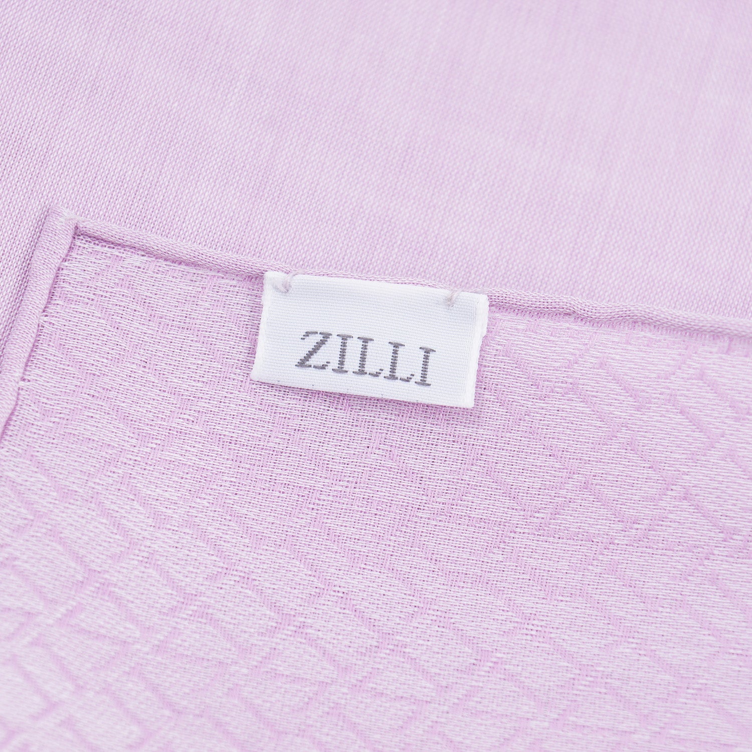 Zilli Monogram Cotton Pocket Square - Top Shelf Apparel
