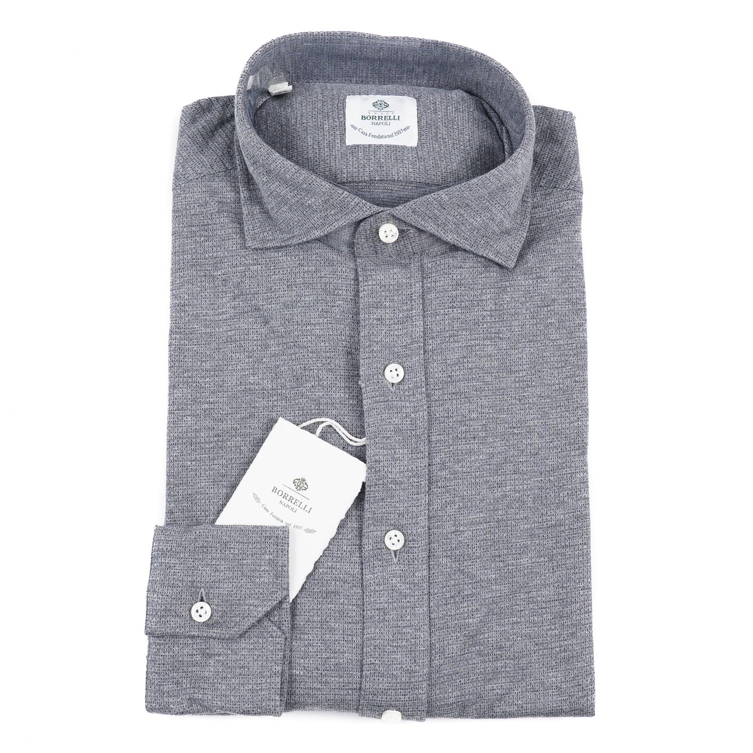 Luigi Borrelli Soft-Knit Cotton Shirt - Top Shelf Apparel